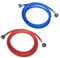 Electruepart Set of 2 Washing Machine Inlet Fill Hoses Red/Blue, 2.5m