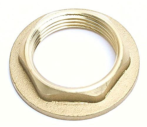 Merriway BH03160 Brass Flanged Backnut, 3/4-inch BSP