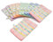 YSN Home Collection - Frottee Waschhandschuhe aus 100% Baumwolle - Blumenmuster - 5 Farben - 10 Stück
