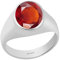 4,5 ct Natur Hessonit Granat Edelstein handgefertigt 92,5% Sterling Remasuri Bold Ring für Herren