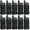 Retevis RT622 Funkgerät, Wiederaufladbares Funkgeräte Set Mini, VOX Squelch, PMR446 Lizenzfrei, Notfallalarm, Reichweite, Tragbares Walkie Talkies für Schulen, Sicherheit (Schwarz, 10er Pack)