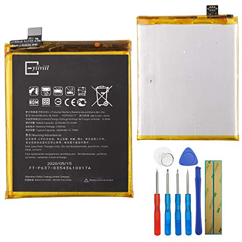 Batteria di ricambio 1 + 5 1 + 5 T 3210 mAh 3,85 V BLP637 nuova batteria interna con attrezzi