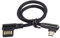 chenyang CY Micro USB 5Pin to USB 2.0 Left Right Angled 90 Degree Data Cable with Sleeve for Tablet & Phone 15cm