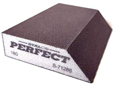 Stalco Perfect Sanding Sponge Grit 180 Angled Sanding Block Sanding Pad