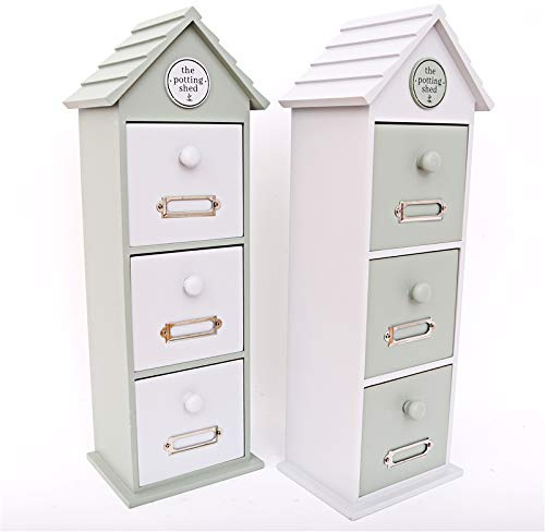 Sparks Potting Shed Wooden Drawer Unit