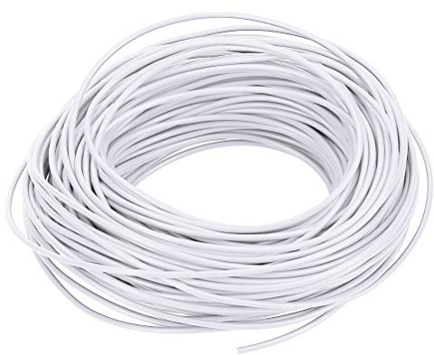 10 Meter Fahrzeugleitung FLRY-B 0,5 mm² Weiss I KFZ-Kabel I Kabel für KFZ-Elektrik