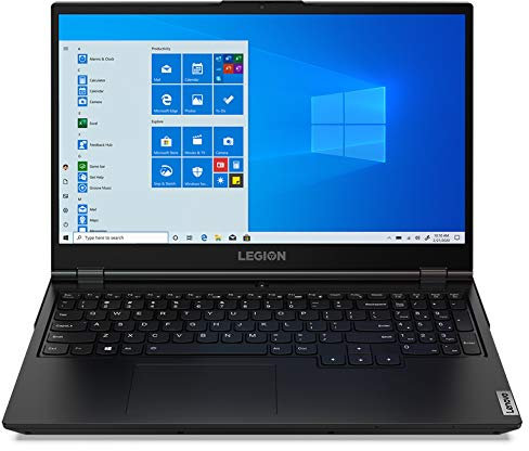 Lenovo Legion 5 Gaming Laptop, 15,6 pollici FHD IPS Display, AMD Ryzen 5 4600H, webcam, tastiera retroilluminata, Wi-Fi 6, USB-C, HDMI, GeForce GTX 1650 Ti, Windows 10 Home, 8 GB di memoria, 256 GB