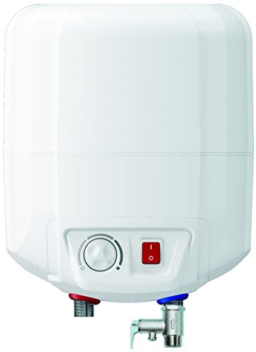 7 Liter druckfester ÜBERTISCH Warmwasserspeicher Boiler - elektrisch - ideal für Küche, Gäste-WC, Bungalows etc