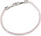Beloved ❤️ Bracciale Tennis Deluxe donna e ragazza - Confort fit - Lunghezza regolabile con spezzone aggiuntivo - Cristalli colorati brillanti (Rosa chiaro)