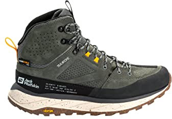 Jack Wolfskin Herren Terraquest Texapore Mid M, Gecko Green, 45.5 EU