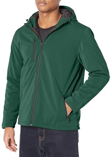 Clique Men's Equinox Insulated Softshell Jacket, Bottle Green, 3XL