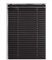 Black Plain PVC venetian Blind - Width 75cm x Drop 150cm - 25mm Horizontal Slats - Easy Fit Trimmable fitting with Tilt control Wand Mechanism