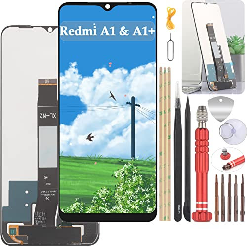 YHX-OU Pantalla LCD de repuesto para Xiaomi Redmi A1 Redmi A1 + LCD de 6,52 pulgadas con herramientas (modelos: 220733SI, 220733SG, 220733SL, 220743FI 220733SFG)