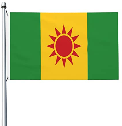 Flagge von Zazaistan, 90 x 150 cm, für den Außenbereich, Dekoration, leichtes Banner, für Zuhause, Party, Hof, 3 x 5 Flaggen