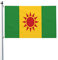 Flagge von Zazaistan, 90 x 150 cm, für den Außenbereich, Dekoration, leichtes Banner, für Zuhause, Party, Hof, 3 x 5 Flaggen