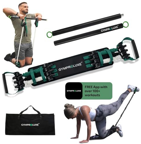Gymproluxe Original Widerstandsbänder - Übungsband Set für Home Gym - 89.8 kg Workout Band Set - Multi Gym Fitnessgeräte für Home Workout