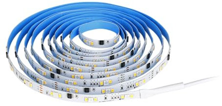 Eglo RGBIC Tira led con efectos de luz, decoración para sala de juegos y fiestas, con mando a distancia, blanco cálido y RGB, 5 m