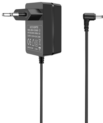 TKDY 12V 2A AC Adapter per Chuwi Herobook Pro UBook X, Peaq Notebook Slim S130 Laptop Charger, Jumper Ezbook S5 X3 14, Gateway GWTN141