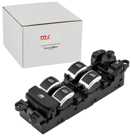 NTY Ews-Vv-012 Schalter, Fensterheber vorne links | Ews-Vv-012 Kompatibel mit S60 II (134),S60 II Cross Country (134),V60 I (155),V60 I Cross Country (157),XC60 I Suv (156)
