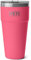 YETI Rambler Cup, Vacuum Insulated Stainless Steel Stackable Cup with Magslider Lid, Tropical Pink, 30 oz (887 ml)