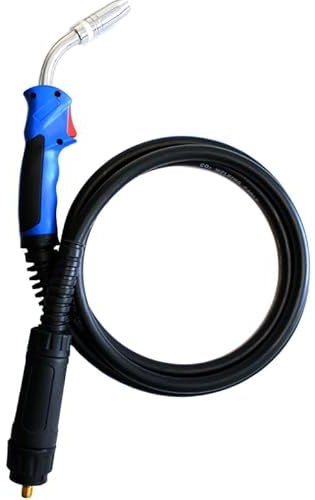QAVODB MB25 MIG/MAG Brenner Schutzgas Schweißen, Schlauchpaket MB25 Gasschweißpistole, MIG-Werkzeug-Schweißpistole, Schweißbrenner mit 5m Blei für 180A-500A schweißmaschine