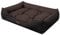 Sales Core Hundebett Hundesofa - XXL: 125 x 98 x 25 cm - Braun + Schwarz, Hundekissen mit erhöhte Ränder für kleine, mittelgroße und große Hunde Hundekörbchen Kuscheliges Hundedecke Hundeliege
