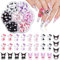 3D Hello Cat Nail Charms, 70 Pcs Nail Supplies Cute Charms Y2K Cartoon Cat Kawaii Nail Multicolor Supplies Accessories Decorations for Nails Hair Clips Jewelry Phone Cases Refrigerator Magnets