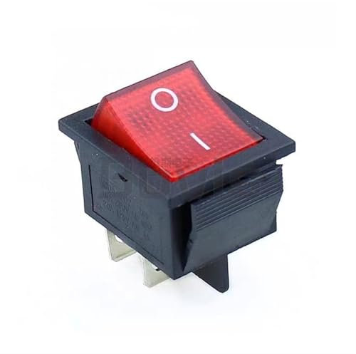 Botón pulsador deslizante, encendido/apagado, arranque y parada, interruptor de encendido/apagado monofásico, interruptor basculante KCD4 ON-OFF de 2 posiciones, 4 pines/6 pines, equipo eléctrico con