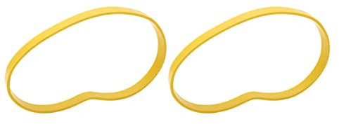 Pièces de scie à ruban à Jet, 2 pièces pneus de scie à ruban travail du bois remplacement de pneu en caoutchouc antidérapant pour pneu de roue de scie à ruban de 8 pouces jaune