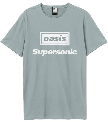 Amplified Unisex Adult Supersonic Oasis T-Shirt (M) (Strange Blue)