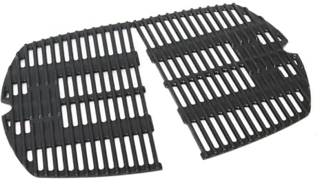 COGRICHBF Parrilla para Weber Q200, Q220, Q260, Q2000, Q2200, Q2400 Series, hierro fundido 27,3 x 38,8 cm, rejilla para Weber 7645, 65811 piezas de repuesto accesorios, 2 unidades