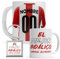 Taza personalizada Almería - Regalo Original para aficionados del Futol - Personaliza tu taza de desayuno - Taza de Desayuno café