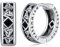 Wikinger Rune Ohrringe 925 Sterling Silber Punk Schmuck Unisex Geschenk für Männer Frauen Viking Runen Geburtstag