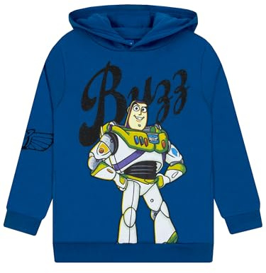 Disney Pixar Toy Story Boys Hoodie, Buzz Lightyear Hoodie For Boys, Soft Cotton Kids Hoodies, Ages 2 To 8 Years