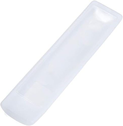 Remote Control Cover Silicone Waterproof Protective Case for TV Air Conditioner Transparent Remote Controls Accessories (21x5cm)