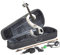 Stagg EVN 4/4 WH E-Violine Outfit weiß