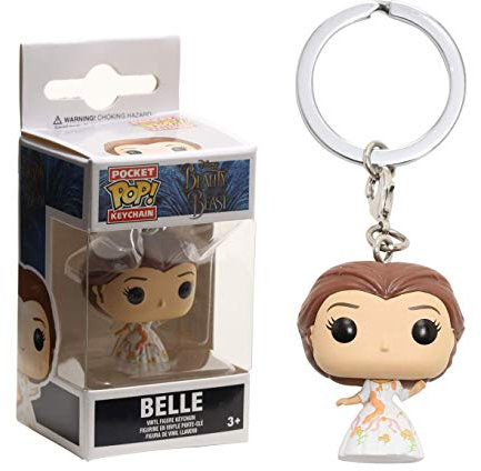Funko - 12397-PDQ - Pocket Pop! - Porte-clés - Disney - Beauty et The Beast 2017 - Celebration Belle