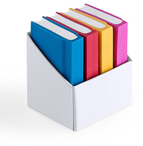 eBuyGB Radiergummi-Set für Bücher, gemischt