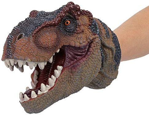 Dinosaurier Handpuppe großes realistisches Dinosaurier Spielzeug Halloween Handpuppen Geburtstags 3D Plastikgeschenk für Kinderkind(#1)