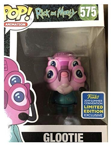 Funko Pop! Rick and Morty Glootie Exclusive Vinyl Figure Shared Sticker Summer Convention 2019 SDCC-collectible