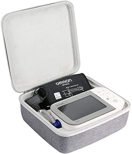 Khanka Tasche Schutzhülle für Omron X7/für Omron M500 Smart Oberarm-Blutdruckmessgerät Etui Case. (Nur Tasche)