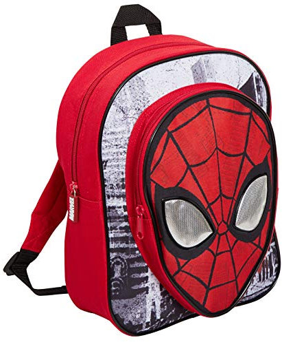 Jungen Marvel Spiderman Rucksack Kinder Avengers Schul- und Reisetasche Brotdose 3 Augen