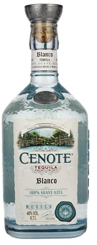 CENOTE Tequila Blanco 100% Agave Azul 40,00% 0,70 Liter