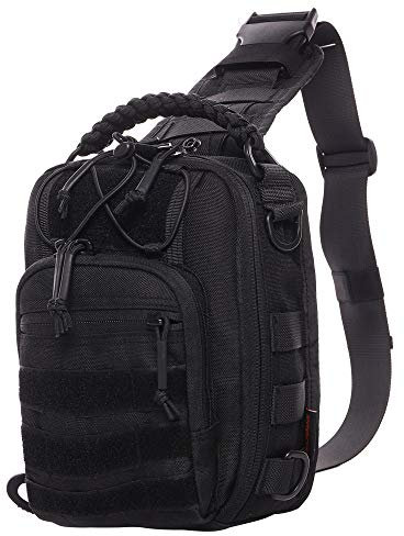 ANTARCTICA Tactical Sling Bag Pack Military Shoulder Bag Molle Assault Range Bag Backpack 1050D