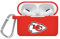 GAME TIME Kansas City Chiefs Silikon-Schutzhülle kompatibel mit Apple AirPods Pro Akkuhülle (rot)