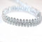 Yalulu 10 Meter Polyester Trim Sewing Lace, Geflochten Drehkordel Borte aus Dekoband Zierband Geschenkband Spitzenborte Schnur Kordelband Posamentenborte (Silber)
