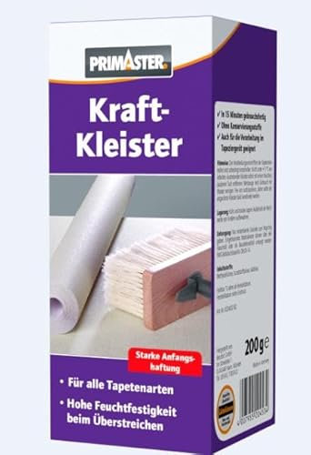 Primaster Tapetenkleister Kraftkleister 200g Kleister für schwere Papiertapeten