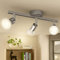 Öuesen Deckenstrahler Led 3 Flammig, Küchenlampe Schwenkbar, Inkl. 3 X 3w GU10 Deckenlampe küche Deckenleuchte Led Für Deckenspot Flurlampe Badezimmerlampe Kinderzimmerlampe, 3000K Warmweiss