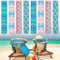 8 Stück Handtuchbänder für Strandstühle, Kreuzfahrt-Handtuch-Clips für Lounge, Strand, Pool, Stühle, Handtuchhalter, elastisch, Strandzubehör für den Sommer (Meeresschildkröten-Stil, 30x4 cm)