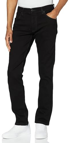 WRANGLER - Mens Jeans - Regular Straight Fit - Greensboro - Black Valley